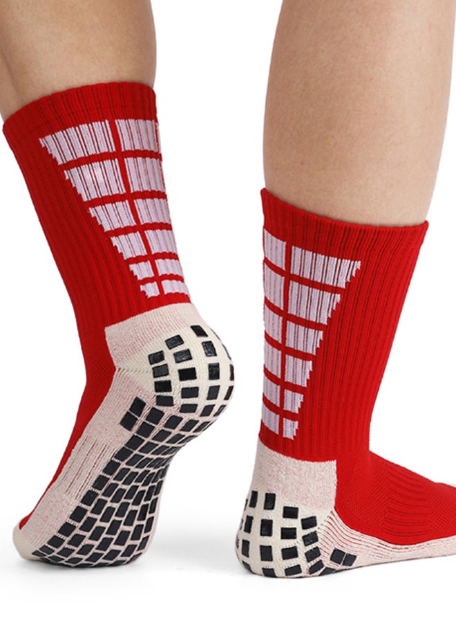 Generic Pair Of 3 Anti-Slip Athletic Socks 22cm  - Image 2