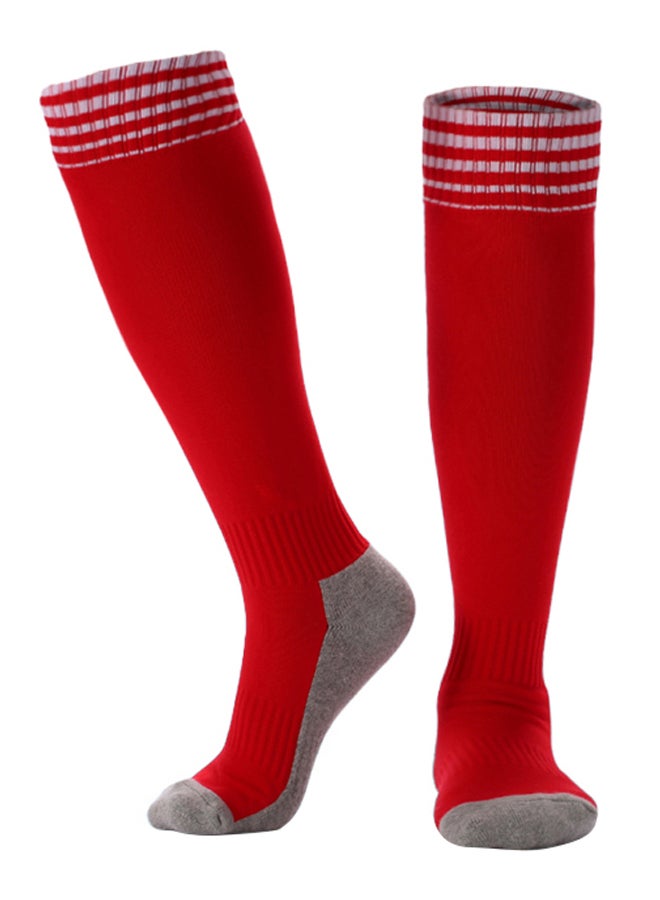 Generic Pair Of Breathable High Tube Football Socks 26cm  - Image 1