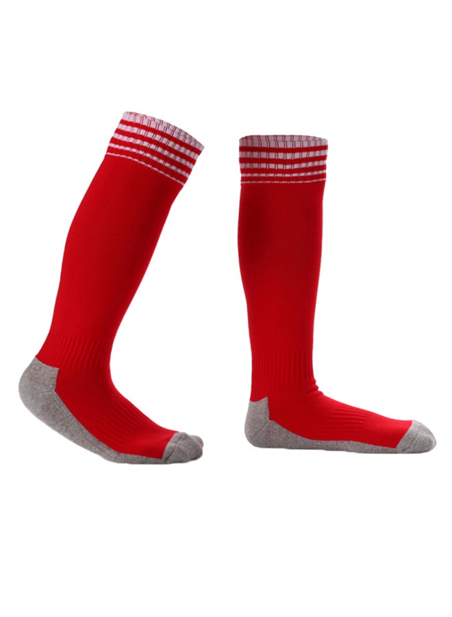 Generic Pair Of Breathable High Tube Football Socks 26cm  - Image 2