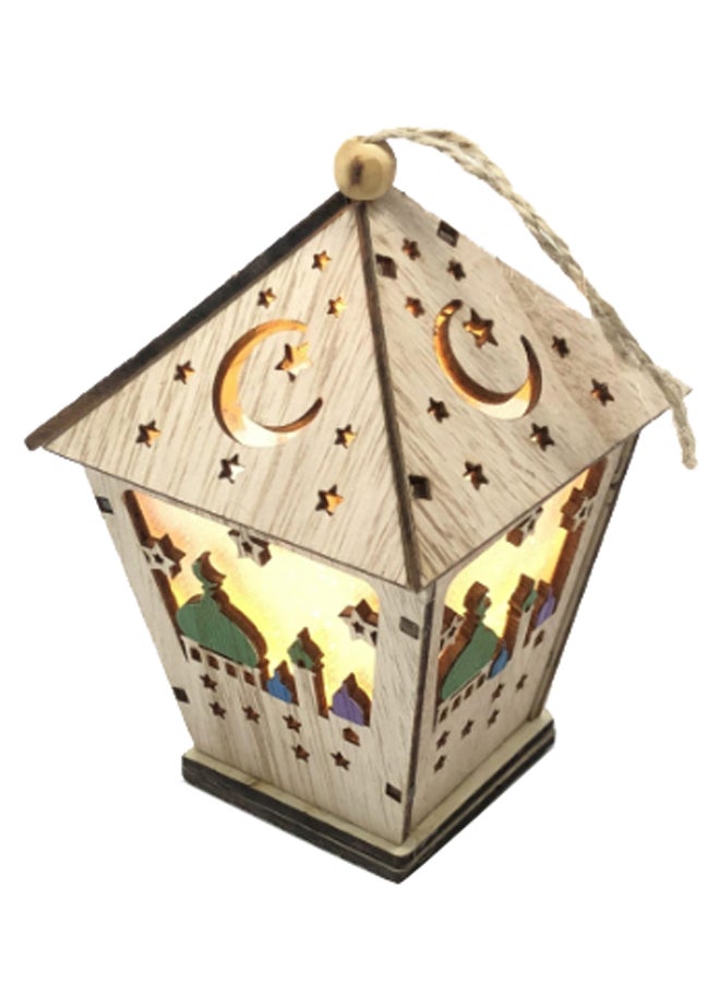 LED Hanging Lantern Multicolour 12 x 8cm