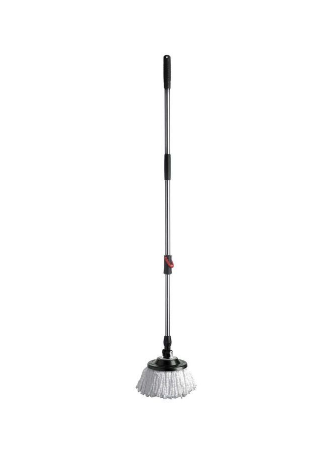 Twister Mop Stick And Mop Head Silver/Black/White 135x17cm 