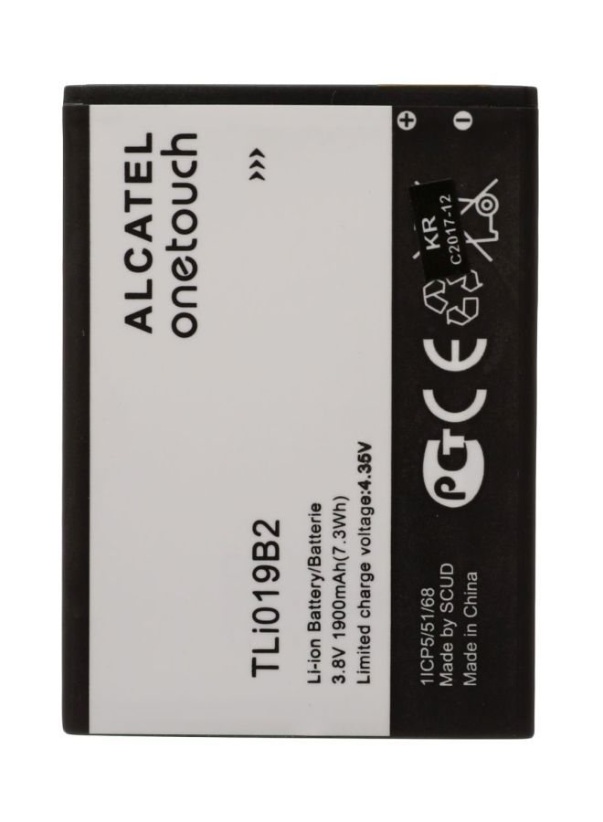 Alcatel - 1900.0 mAh Replacement Battery For Alcatel Pop C7 Black/White - Image 1