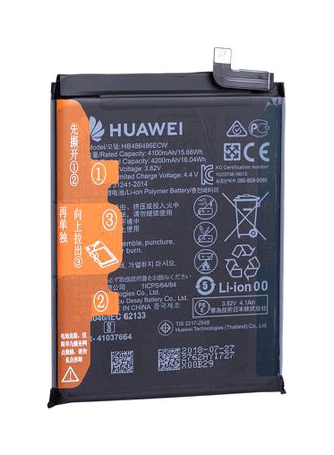 Samsung 4200.0 mAh Replacement Battery For Huawei Mate 20/Pro P30 Black - Image 1