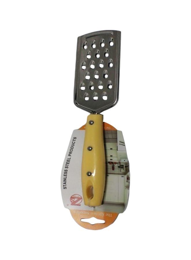 Stainless Steel Grater Yellow/Silver 26cm