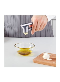 koncis Stainless Steel Garlic Press Silver 14cm  - Image 3