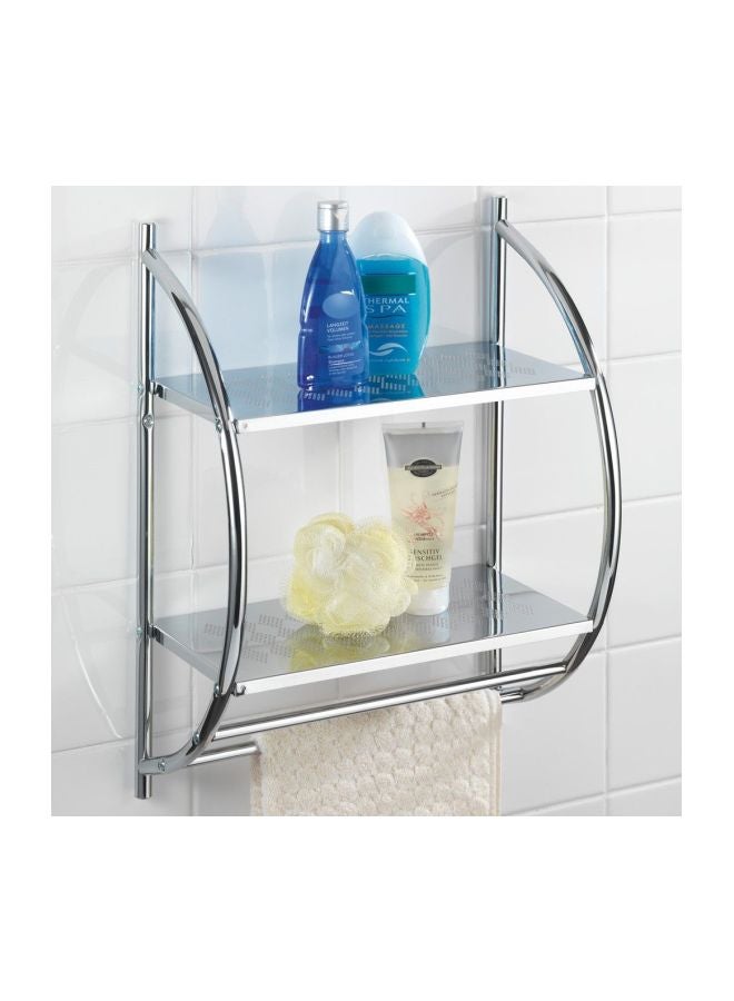 Wenko Bath Wall Shelf Silver 54.1x25.91x43.94cm  - Image 2