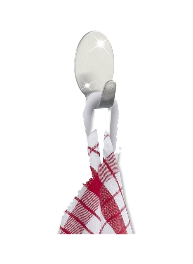 Wenko - Set Of 4 Stainless Steel Midget Hook Silver - Image 1