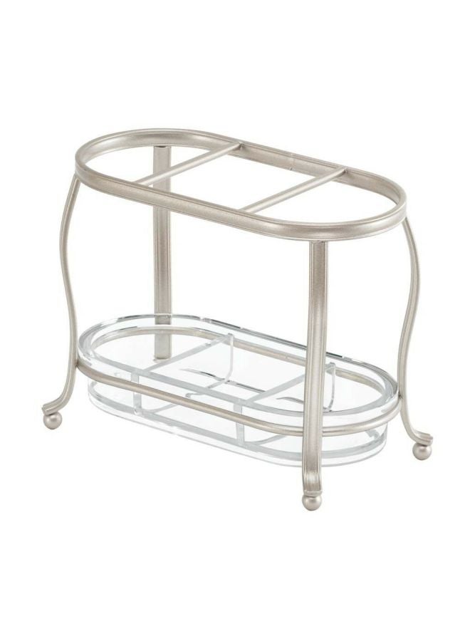 InterDesign Vanity Organizer Silver/Clear
