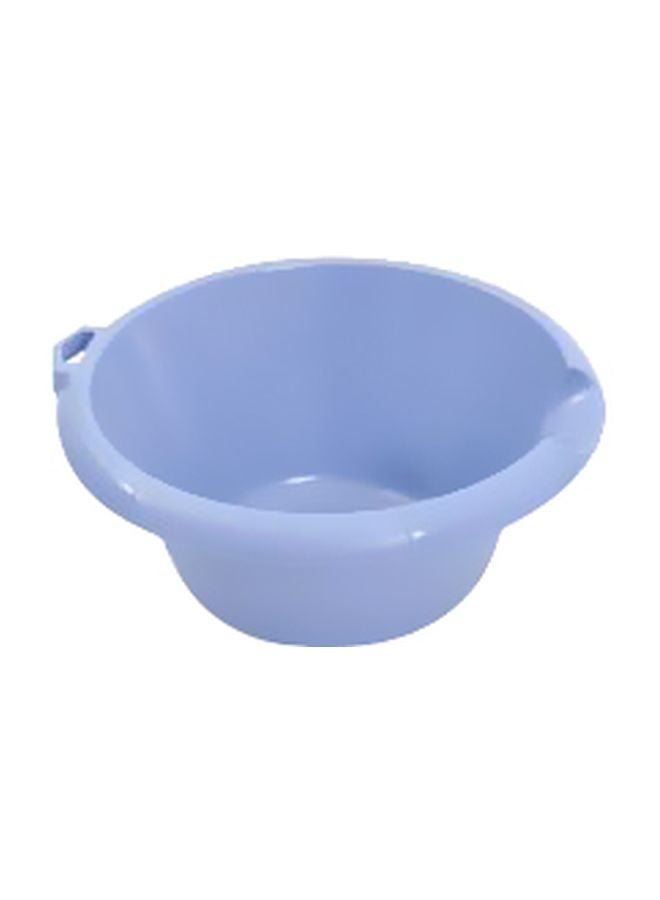 Plastic Round Washbin Blue 29x28cm