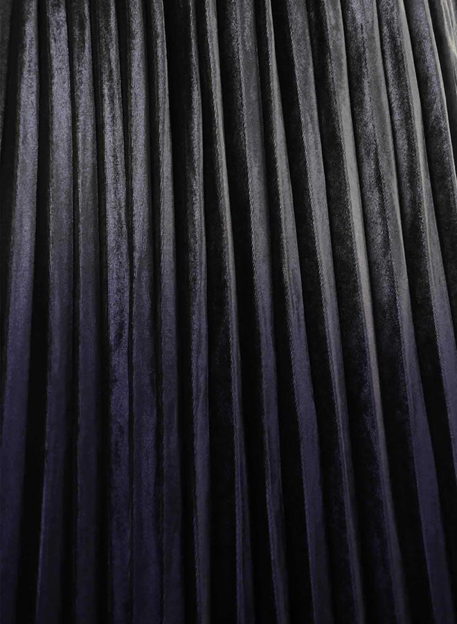Raw Orange Ombré Velvet Skirt Black  - Image 4