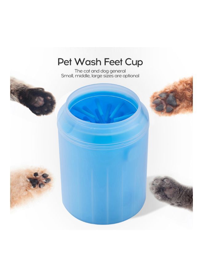 وعاء غسل القدمين من جل السيليكا أزرق/شفاف M - Image 5