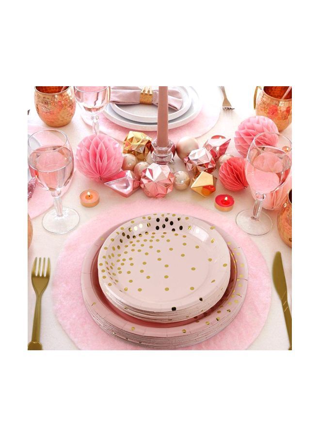 طقم أدوات مائدة يستخدم مرة واحدة مكون من 168 قطعة، طراز GC539. - Image 4