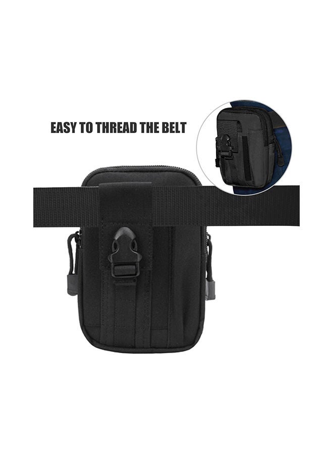 Generic Quick Release Metal Buckle Belt With Waist Pouch And Snap Hook Strap 49.2 x 1.9cm  - Image 3