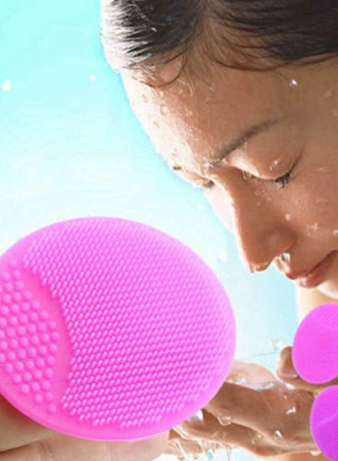 Exfoliating Blackhead Cleansing Brush Pink - Image 2