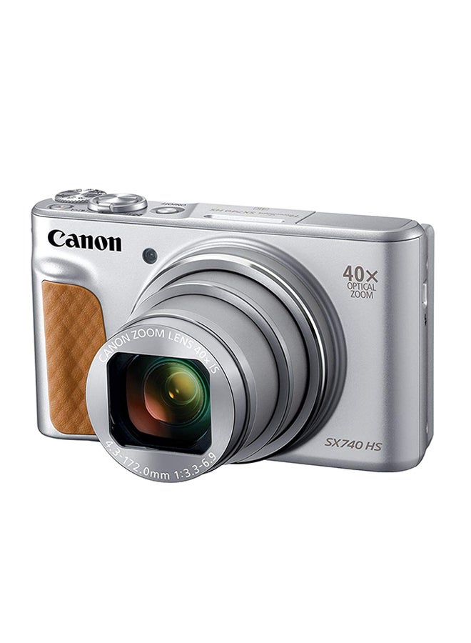 Canon - PowerShot SX740 HS Point And Shoot Camera 20.3MP 40x Zoom With Tilt LCD Screen, Built-In Wi-Fi And Bluetooth - Image 1