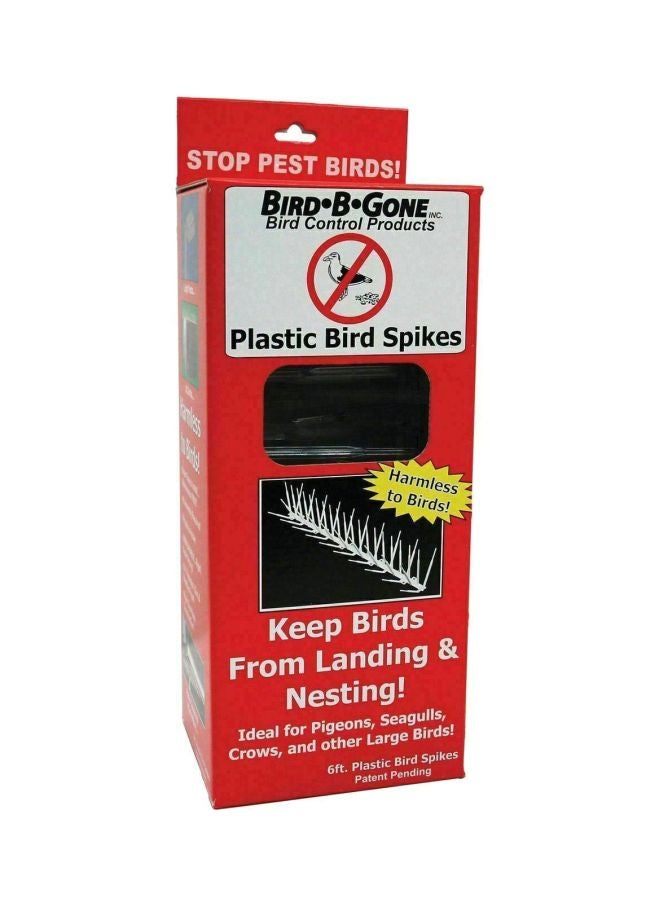 بيرد.بي.جن مسامير من البلاستيك لمنع هبوط الطيور رمادي 6قدم - Image 2