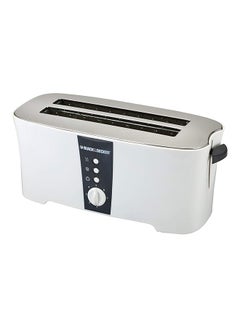 BLACK+DECKER Electric 4 Slice Long Slot Cool Touch Toaster 1350W 1350 W ET124-B5 White  - Image 3