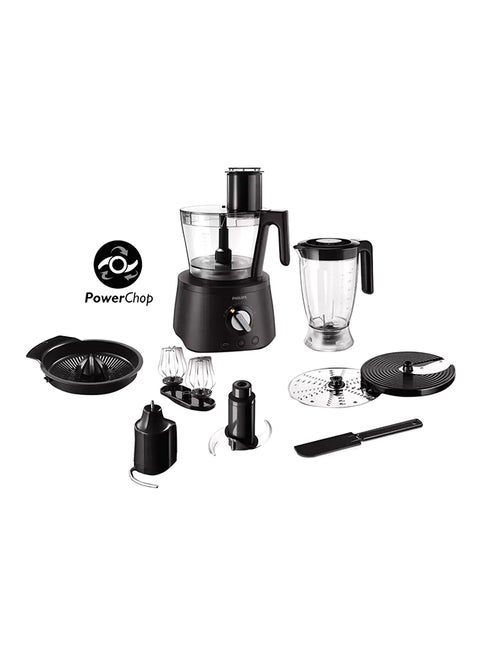 Countertop Food Processor 3.4 L 1300.0 W HR7776 Black