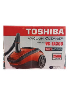 توشيبا مكنسة كهربائية 5 L 2500 W VC-EA300 أسود/أحمر/رمادي  - Image 2