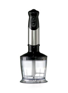 TORNADO Hand Blender With Stainless Steel Whisk And Blades 400W HB-400 Silver/Black/Clear  - Image 3
