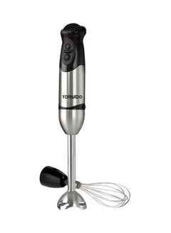 TORNADO Hand Blender With Stainless Steel Whisk And Blades 400W HB-400 Silver/Black/Clear  - Image 4
