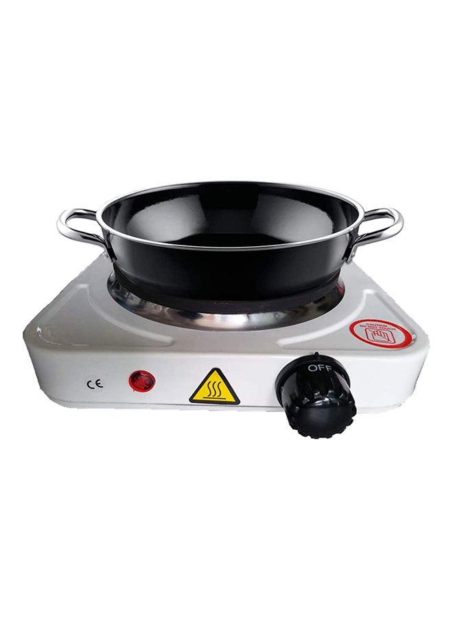 Hot Plate Electric Cooking 1000 Watts at0709 White - Image 2