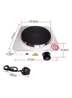 Generic Hot Plate Electric Cooking 1000 Watts at0709 White  - Image 3