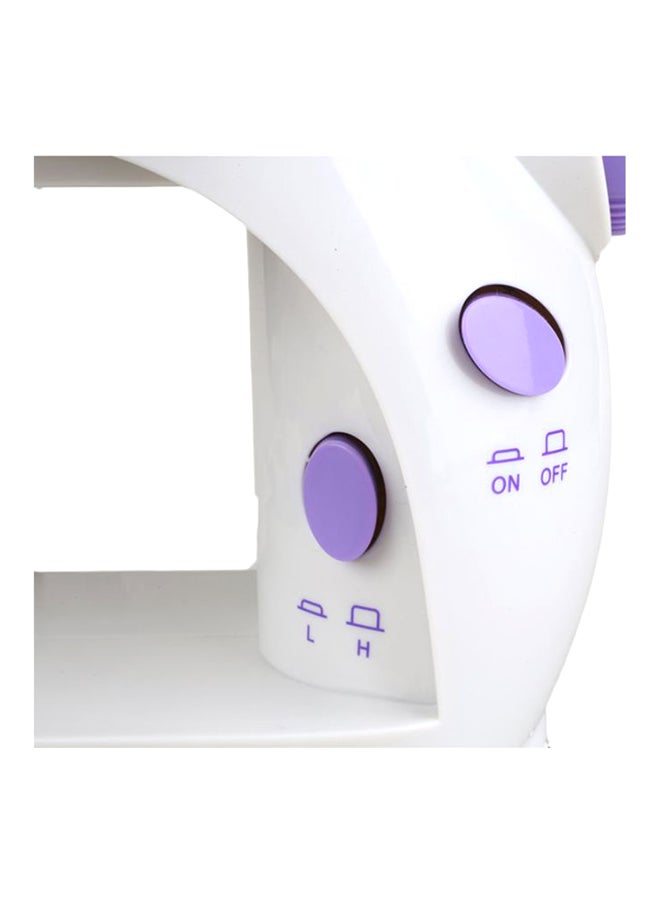 Plastic Mini Sewing Machine White/Purple PO12405 White/Purple - Image 2