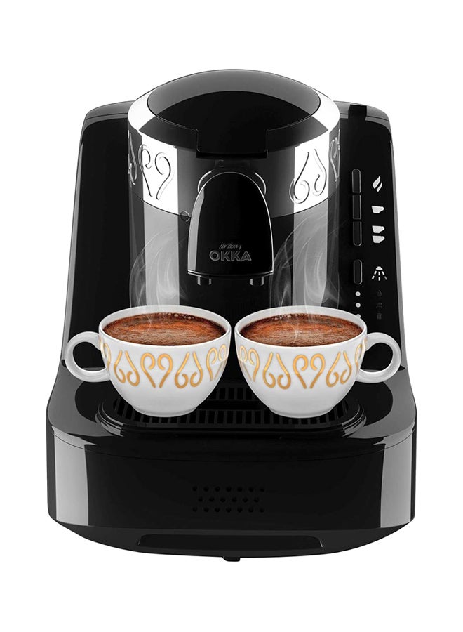 أرزوم ماكينة صنع القهوة التركية ارزوم من أوكا 0.8 L 710 W OK002 أسود/كروم  - Image 1