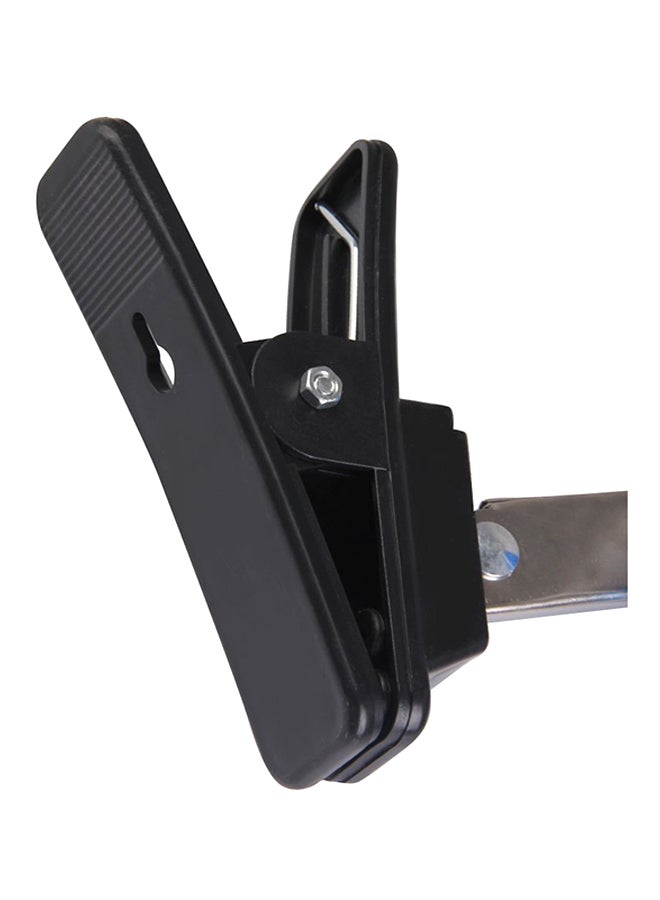 مروحة سيارة محمولة مع شاحن فضي/ أزرق/ أسود - Image 4