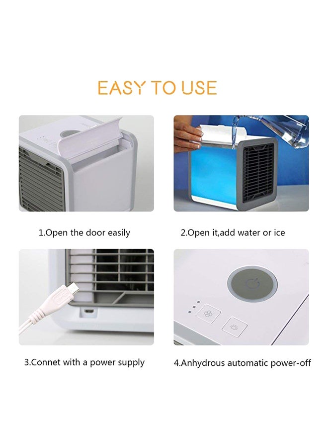 Generic - Mini Portable Air Conditioner 1001 Blue/White - Image 1