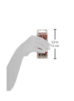 KISS Press On Manicure One Step Gel False Nail Set Pink/Beige/Silver  - Image 5