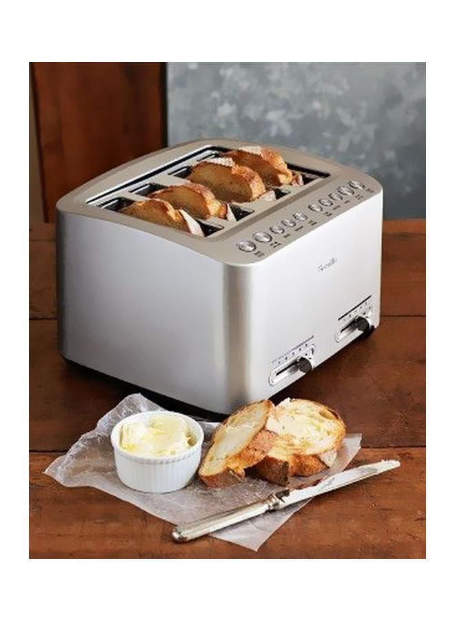 Smart Toast 4 Slice Motorized Toaster 1800.0 W BTA845 Silver