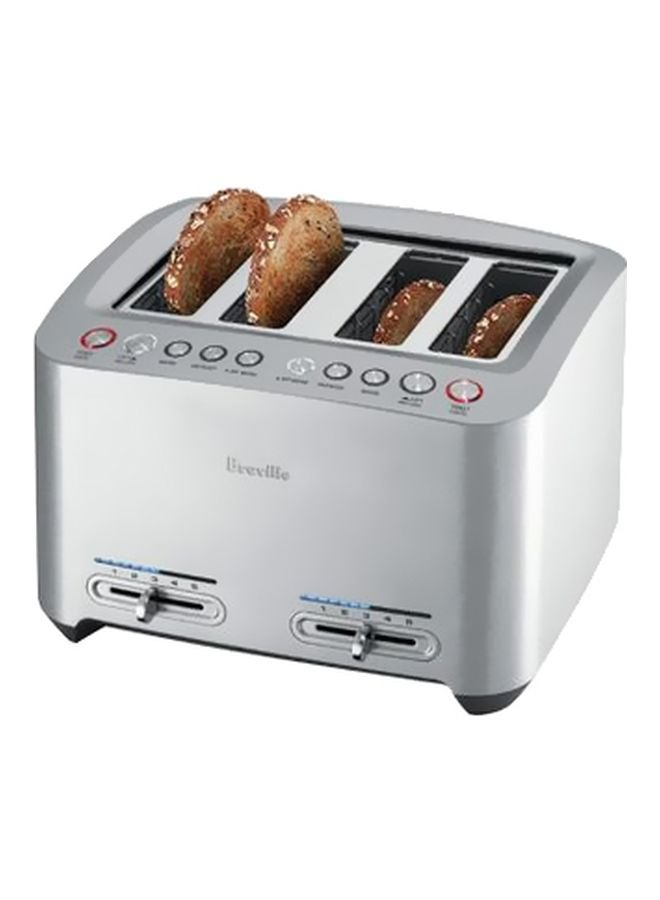 Smart Toast 4 Slice Motorized Toaster 1800.0 W BTA845 Silver