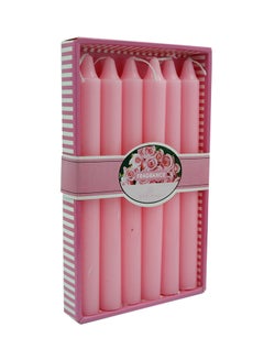 BABAZAM 6-Piece Scented Rose Candle Pink 20cm  - Image 2