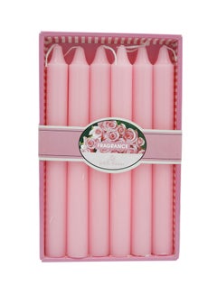 BABAZAM 6-Piece Scented Rose Candle Pink 20cm  - Image 1
