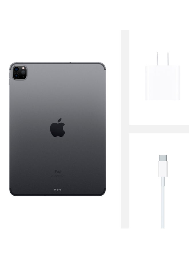 Apple - iPad Pro 2020 (2nd Generation) 11-inch 128GB, Wi-Fi, 4G LTE, Space Gray With FaceTime - International Specs - Image 1