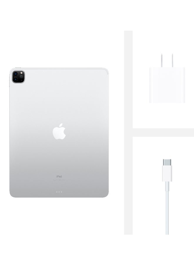 Apple - iPad Pro 2020 4th Generation 12.9-inch 1TB, Wi-Fi, Silver With FaceTime - UAE Specs - Image 1