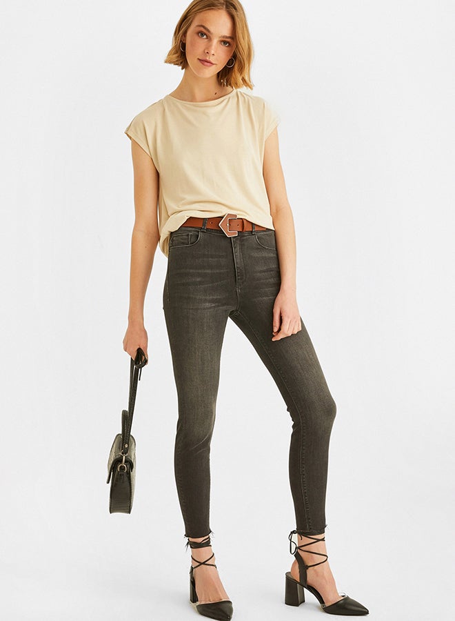 OXXO Back Detail Blouse Ecru  - Image 3