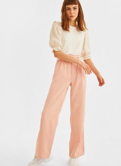 High Rise Wide Pants Light Pink - v1585206256/N36146521V_4