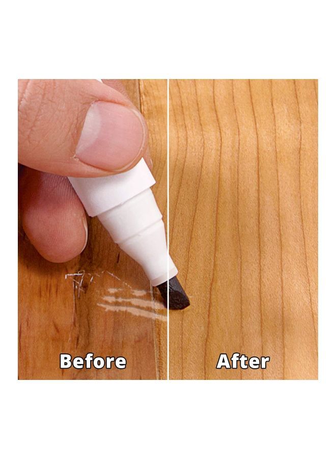 Rejuvenate 6-Piece Wood Furniture And Floor Repair Markers Brown/Black  - Image 3