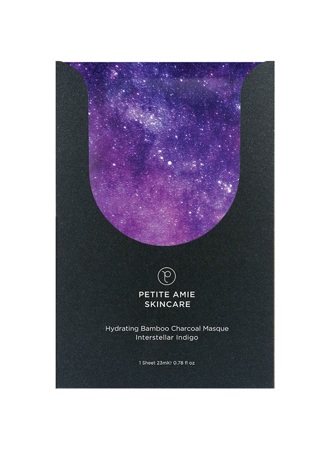 Petite Amie Skincare Hydrating Bamboo Charcoal Masque Interstellar Indigo 23ml  - Image 1