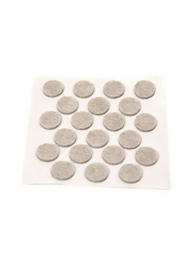 ماجيك سلايدرز مجموعة واقيات أرضية من اللباد مكونة من 84 قطعة أبيض 5بوصة - Image 2