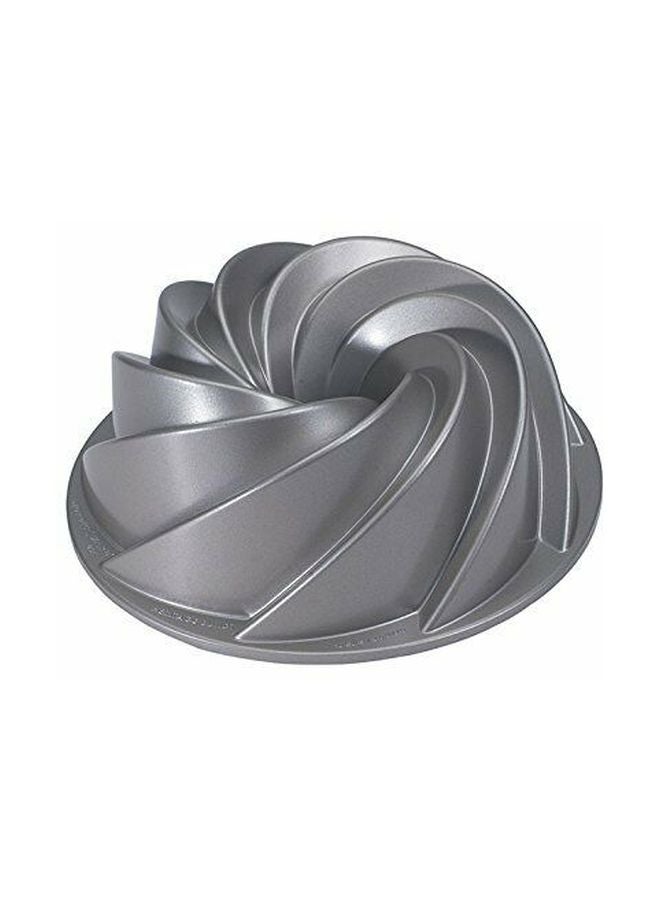 NORDIC WARE Platinum Collection Heritage Bundt Pan Grey 3.75x10.13x10.13inch 
