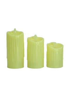 BABAZAM 3 Piece Of Led Candles White 20x13cm  - Image 1