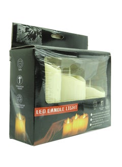 BABAZAM 3 Piece Of Led Candles White 20x13cm  - Image 4