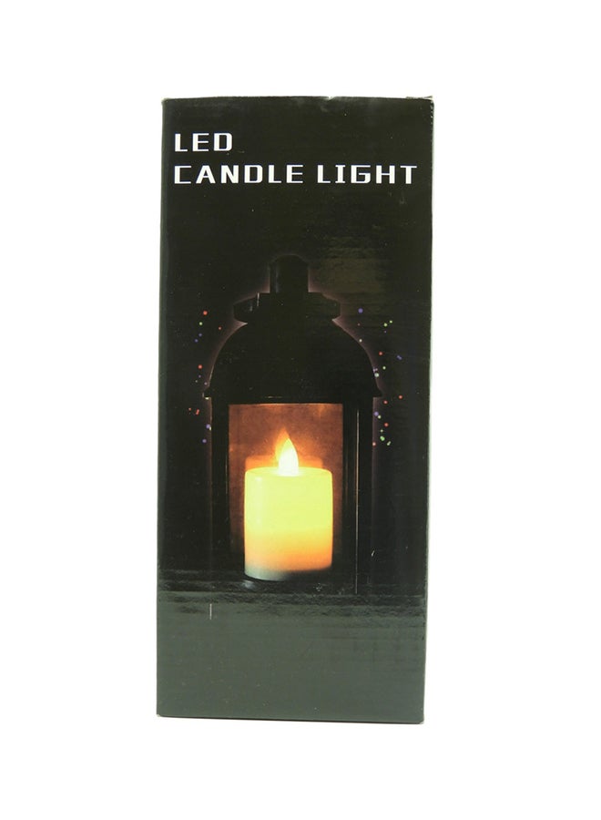 BABAZAM Lantern Shape Led Candle Red 23x10cm - Image 4