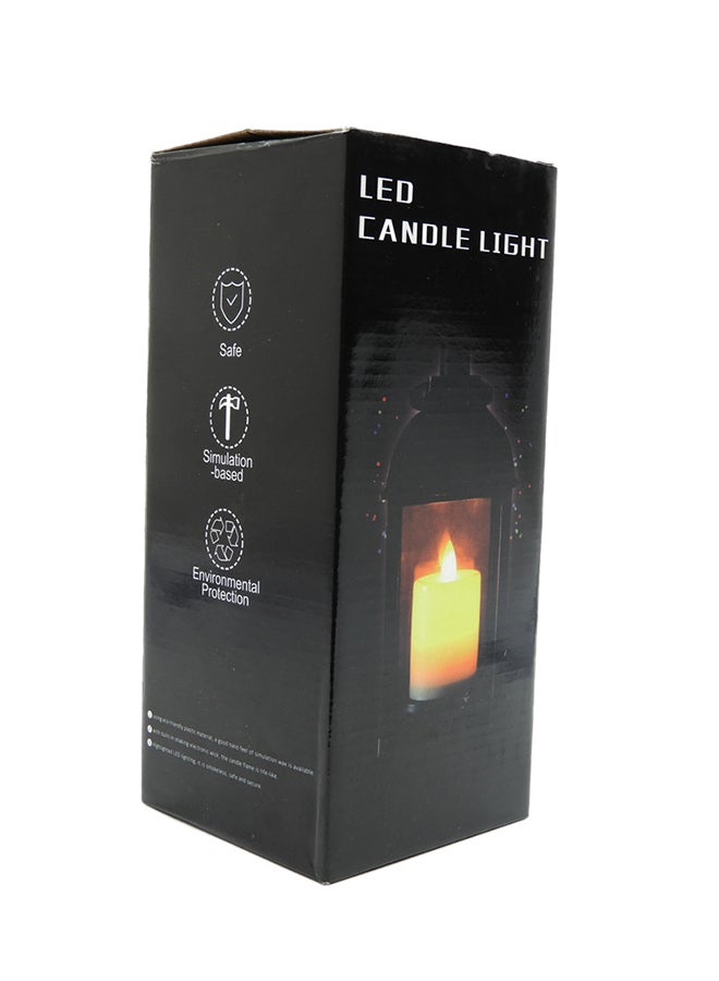 BABAZAM Lantern Shape Led Candle Red 23x10cm - Image 5