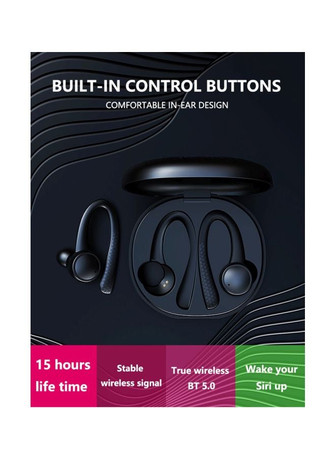 Beauenty - Bluetooth In-Ear Earphones With Mic And Charging Case Black - Image 1