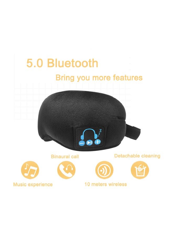 Beauenty Bluetooth Eye Mask Headset With Mic Black - Image 2